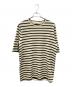 JIL SANDER+（ジルサンダープラス）の古着「ボーダーTシャツ」｜アイボリー