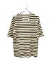 JIL SANDER+ (ジルサンダープラス) ボーダーTシャツ アイボリー サイズ:XL：15000円