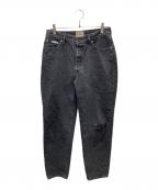 THE SHISHIKUIシシクイ）の古着「EASY JEANSデニムパンツ」｜ブラック