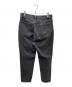 THE SHISHIKUI (シシクイ) EASY JEANSデニムパンツ ブラック サイズ:38：12000円