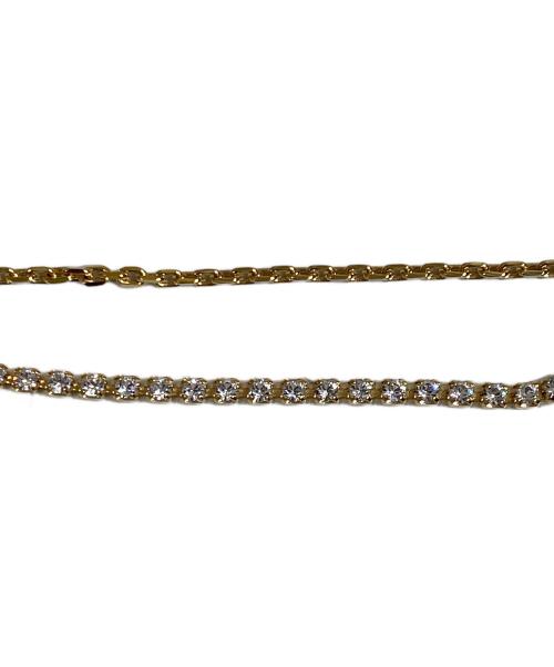 Saint Laurent Paris（サンローランパリ）Saint Laurent Paris (サンローランパリ) Monogranne ブレスレット ゴールドカラーの古着・服飾アイテム