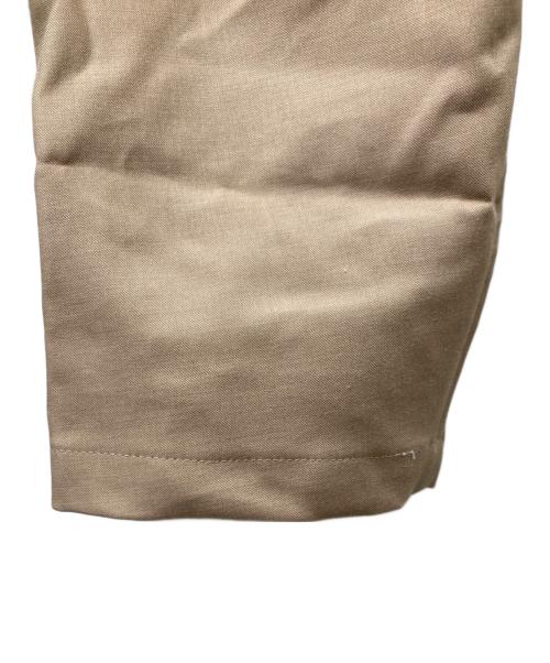 MIOSMOKEY（ミオズモーキー）MIOSMOKEY (ミオズモーキー) 比翼ステンカラーコート ベージュ サイズ:46の古着・服飾アイテム