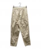 JIL SANDERジルサンダー）の古着「ダブルニーワイドパンツ」｜アイボリー