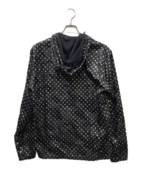 MARK&LONA（マークアンドロナ）MARK&LONA (マークアンドロナ) スカル総柄ジップパーカー ブラック サイズ:XLの古着・服飾アイテム