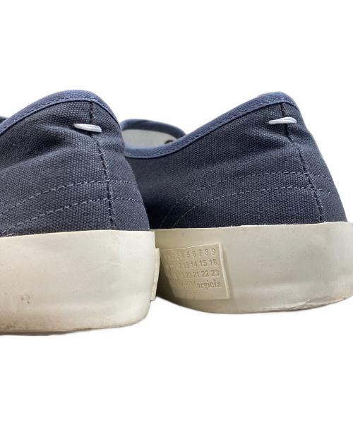 Maison Margiela（メゾンマルジェラ）Maison Margiela (メゾンマルジェラ) Side Lase Up Sneakers ローカットスニーカー ネイビー サイズ:SIZE 43の古着・服飾アイテム