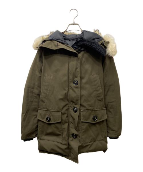 CANADA GOOSE（カナダグース）CANADA GOOSE (カナダグース) コヨーテファー ブロンテパーカ ダウンジャケット オリーブ サイズ:Mの古着・服飾アイテム