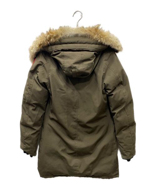 CANADA GOOSE（カナダグース）CANADA GOOSE (カナダグース) コヨーテファー ブロンテパーカ ダウンジャケット オリーブ サイズ:Mの古着・服飾アイテム