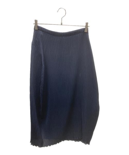 JIL SANDER（ジルサンダー）JIL SANDER (ジルサンダー) プリーツスカート ネイビー サイズ:Sの古着・服飾アイテム