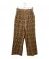 Maison Margiela（メゾンマルジェラ）の古着「ウールチェックトラウザーズパンツ」｜ベージュ
