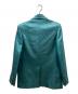 OFFWHITE (オフホワイト) Satin-effect single-breasted blazer テーラードジャケット グリーン サイズ:38：15000円