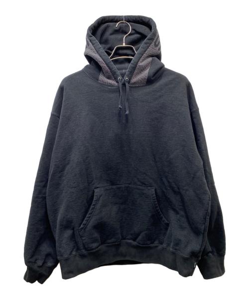 SUPREME（シュプリーム）Supreme (シュプリーム) 24SS Jacquard Stripe Hooded Sweatshirt パーカー ブラック サイズ:Ｌの古着・服飾アイテム