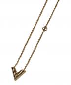 LOUIS VUITTONルイ ヴィトン）の古着「ネックレス・エッセンシャルV」｜ゴールドカラー