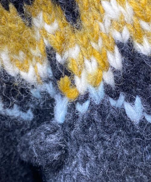 PUR 池田泉（ピュール）PUR 池田泉 (ピュール) HAND KNIT ブラック サイズ:Freeの古着・服飾アイテム