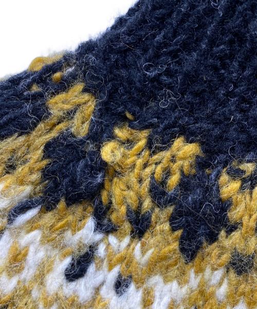 PUR 池田泉（ピュール）PUR 池田泉 (ピュール) HAND KNIT ブラック サイズ:Freeの古着・服飾アイテム