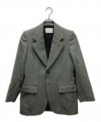 beautiful peopleビューティフルピープル）の古着「コットンウールギャバジンシングルジャケット」｜グリーン