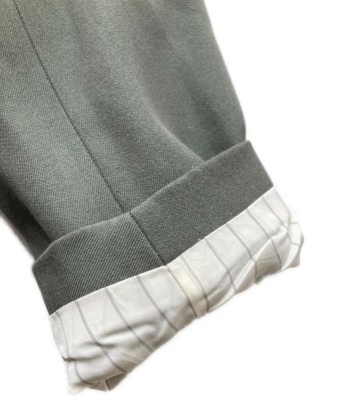 beautiful people（ビューティフルピープル）beautiful people (ビューティフルピープル) コットンウールギャバジンシングルジャケット グリーン サイズ:34の古着・服飾アイテム