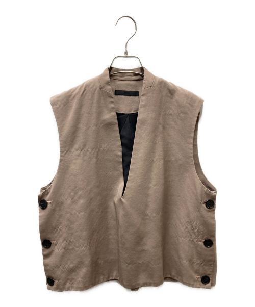 juha（ユハ）juha (ユハ) SUNNY TROPICAL VEST ベスト ベージュ サイズ:1の古着・服飾アイテム
