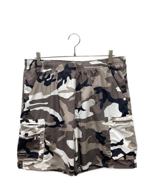 SUPREME（シュプリーム）SUPREME (シュプリーム) 25SS Cargo Water Short Snow Camo カーゴ ウォーター ショーツ イージー スモールボックスロゴ ハーフパンツ ショートパンツ グレー サイズ:XLの古着・服飾アイテム