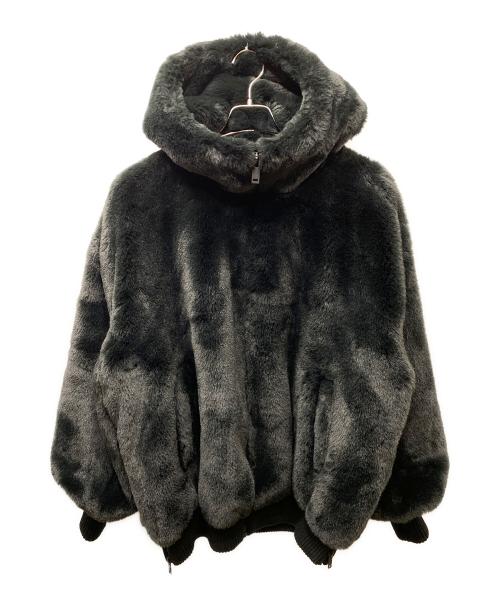 UGG（アグ）UGG (アグ) Koko Short Faux Fur Coat エコファーブルゾン ブラック サイズ:SIZE Sの古着・服飾アイテム