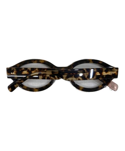 BLANC（ブラン）BLANC (ブラン) FETICO (フェティコ) OVAL TV-CUT Sunglasses RX Habana 2025ss 眼鏡 ブラウン サイズ:50□23-145の古着・服飾アイテム