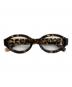 BLANC（ブラン）の古着「OVAL TV-CUT Sunglasses RX Habana 2025ss 眼鏡」｜ブラウン