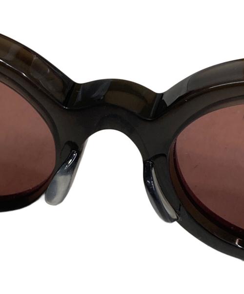 BLANC（ブラン）BLANC (ブラン) BE004 - CLR BLK / ROSY BRN サングラス CLR BLK / ROSY BRN サイズ:48▢23-145の古着・服飾アイテム