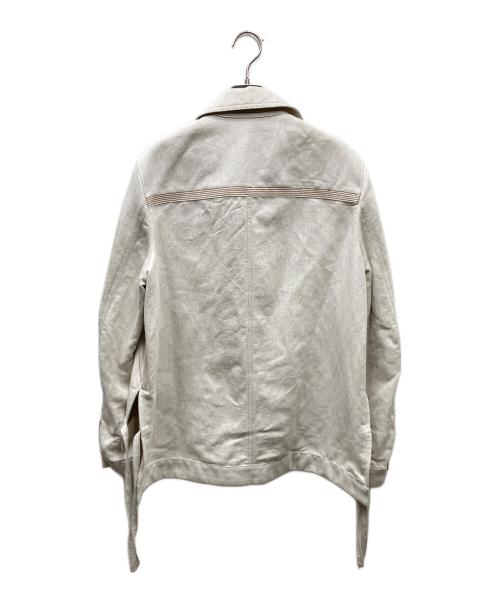 LOEWE（ロエベ）LOEWE (ロエベ) コットン×リネン デニムジャケット ベージュ サイズ:SIZE 36の古着・服飾アイテム