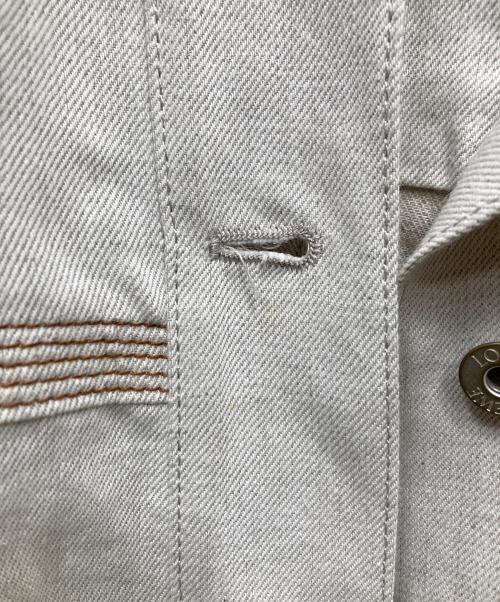 LOEWE（ロエベ）LOEWE (ロエベ) コットン×リネン デニムジャケット ベージュ サイズ:SIZE 36の古着・服飾アイテム