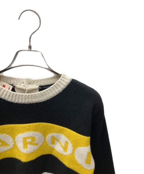 MARNI（マルニ）MARNI (マルニ) クロップドプルオーバーニット ブラック サイズ:36の古着・服飾アイテム