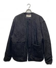 TODAYFUL（トゥデイフル）の古着「Jacquard Piping Blouson ブルゾン」｜ブラック