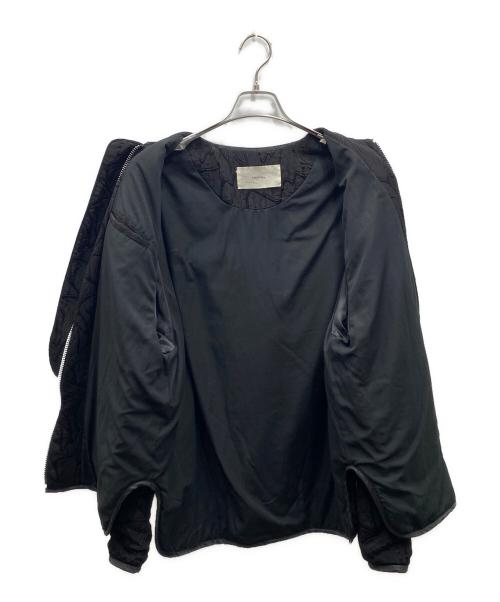 TODAYFUL（トゥデイフル）TODAYFUL (トゥデイフル) Jacquard Piping Blouson ブルゾン ブラック サイズ:38の古着・服飾アイテム
