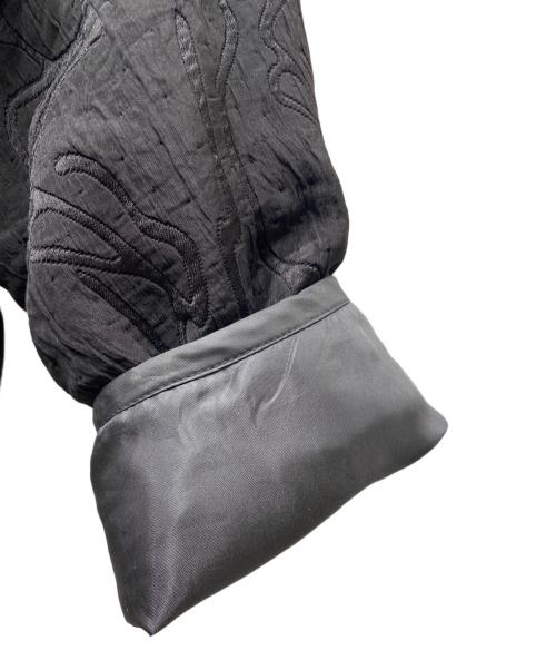 TODAYFUL（トゥデイフル）TODAYFUL (トゥデイフル) Jacquard Piping Blouson ブルゾン ブラック サイズ:38の古着・服飾アイテム