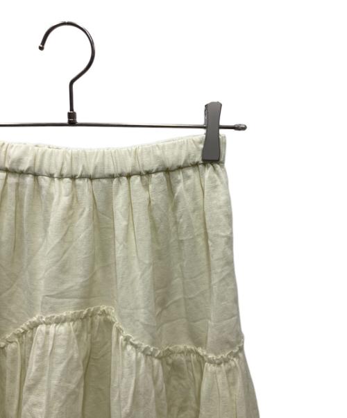 CASA FLINE（カーサフライン）CASA FLINE (カーサフライン) コットンティアードスカート アイボリー サイズ:Freeの古着・服飾アイテム