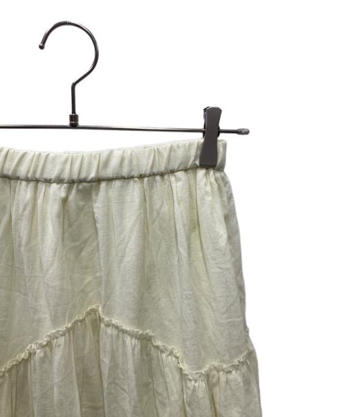 CASA FLINE（カーサフライン）CASA FLINE (カーサフライン) コットンティアードスカート アイボリー サイズ:Freeの古着・服飾アイテム