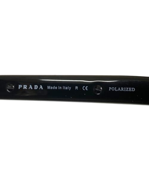 PRADA（プラダ）PRADA (プラダ) ティアドロップサングラス ブラック サイズ:65□14の古着・服飾アイテム
