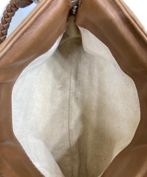 BOTTEGA VENETA（ボッテガベネタ）BOTTEGA VENETA (ボッテガベネタ) ミニショルダーバッグ ブラウンの古着・服飾アイテム