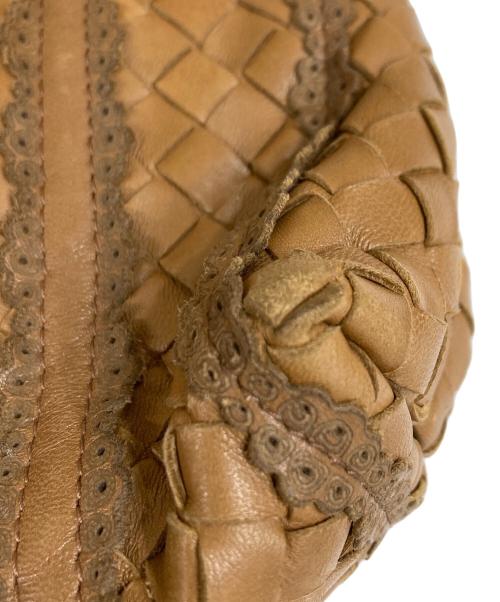 BOTTEGA VENETA（ボッテガベネタ）BOTTEGA VENETA (ボッテガベネタ) ミニショルダーバッグ ブラウンの古着・服飾アイテム