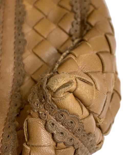 BOTTEGA VENETA（ボッテガベネタ）BOTTEGA VENETA (ボッテガベネタ) ミニショルダーバッグ ブラウンの古着・服飾アイテム