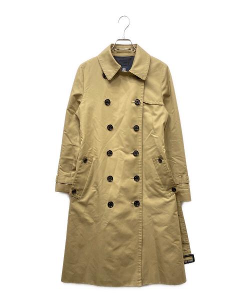Aquascutum（アクアスキュータム）Aquascutum (アクアスキュータム) ロングコート ベージュ サイズ:8の古着・服飾アイテム