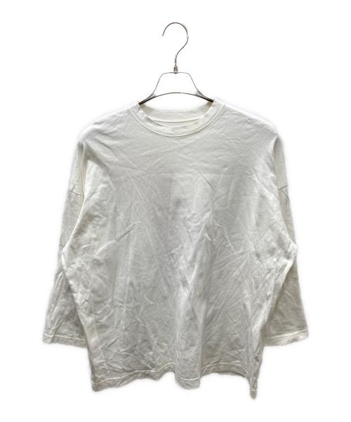 ISSEY MIYAKE（イッセイミヤケ）ISSEY MIYAKE (イッセイミヤケ) IKKO TANAKA ロングスリーブカットソー ホワイト サイズ:3の古着・服飾アイテム