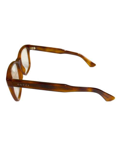 GUCCI（グッチ）GUCCI (グッチ) スクエア 眼鏡 クリアレンズ サイズ:56□18-145の古着・服飾アイテム