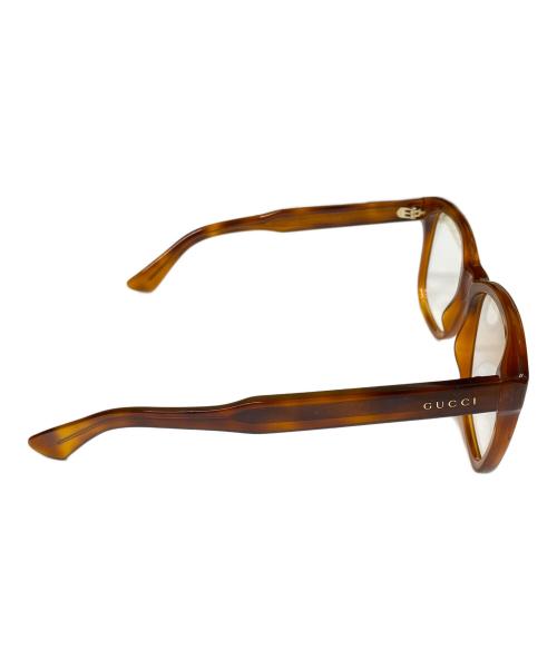 GUCCI（グッチ）GUCCI (グッチ) スクエア 眼鏡 クリアレンズ サイズ:56□18-145の古着・服飾アイテム