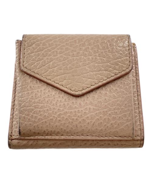 Maison Margiela（メゾンマルジェラ）Maison Margiela (メゾンマルジェラ) 3つ折り財布 ピンクの古着・服飾アイテム