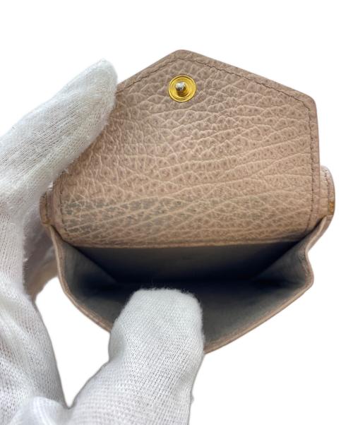 Maison Margiela（メゾンマルジェラ）Maison Margiela (メゾンマルジェラ) 3つ折り財布 ピンクの古着・服飾アイテム