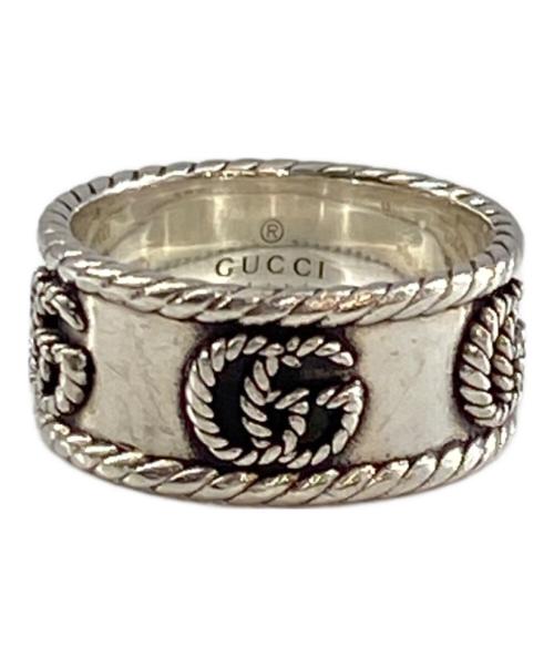 GUCCI（グッチ）GUCCI (グッチ) ダブルGシルバーリング シルバー サイズ:SIZE 13(実寸約12号)の古着・服飾アイテム