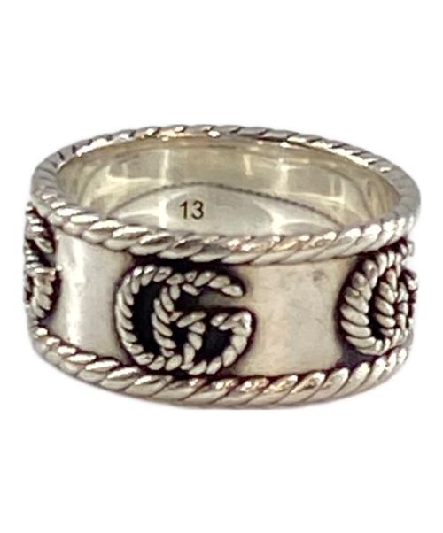 GUCCI（グッチ）GUCCI (グッチ) ダブルGシルバーリング シルバー サイズ:SIZE 13(実寸約12号)の古着・服飾アイテム