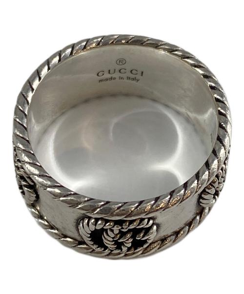 GUCCI（グッチ）GUCCI (グッチ) ダブルGシルバーリング シルバー サイズ:SIZE 13(実寸約12号)の古着・服飾アイテム
