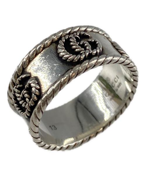 GUCCI（グッチ）GUCCI (グッチ) ダブルGシルバーリング シルバー サイズ:SIZE 13(実寸約12号)の古着・服飾アイテム