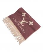 LOUIS VUITTONルイ ヴィトン）の古着「マフラー レイキャビック グラディエント カシミヤマフラー」｜ピンク