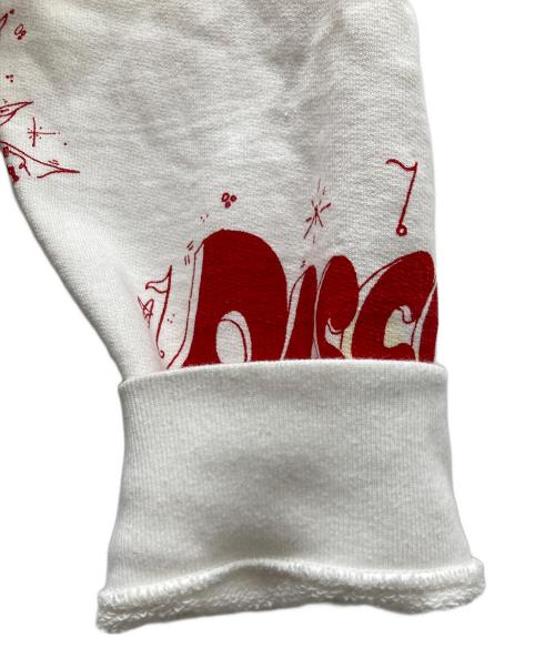 WACKO MARIA（ワコマリア）WACKO MARIA (ワコマリア) 19SS DISCO DEVIL/ PULL OVER HOODED SWEAT SHIRT ディスコデビルパーカー ホワイト×レッド サイズ:SIZE XLの古着・服飾アイテム